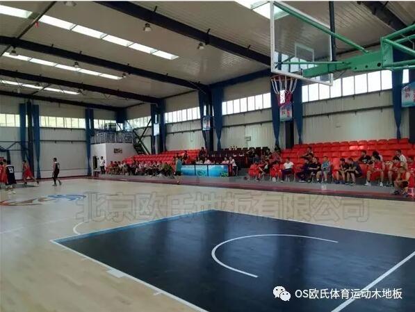 秦皇岛海涛万福环保设备股份有限公司篮球馆木地板案例