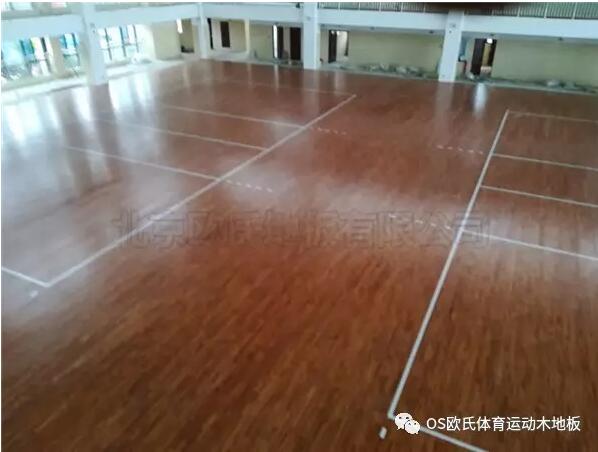 重庆忠县中学运动木地板案例
