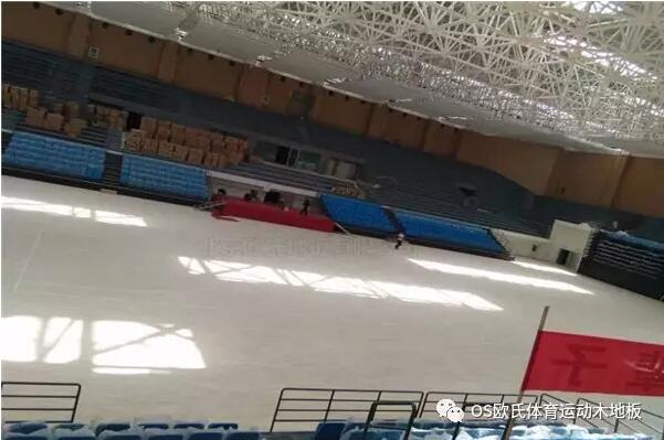 甘肃酒泉体育馆运动木地板项目案例