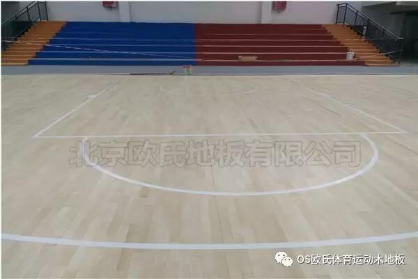 贵州省毕节市织金县育才学校单龙骨运动木地板案例