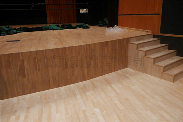 湖南娄底文化馆舞台木地板案例