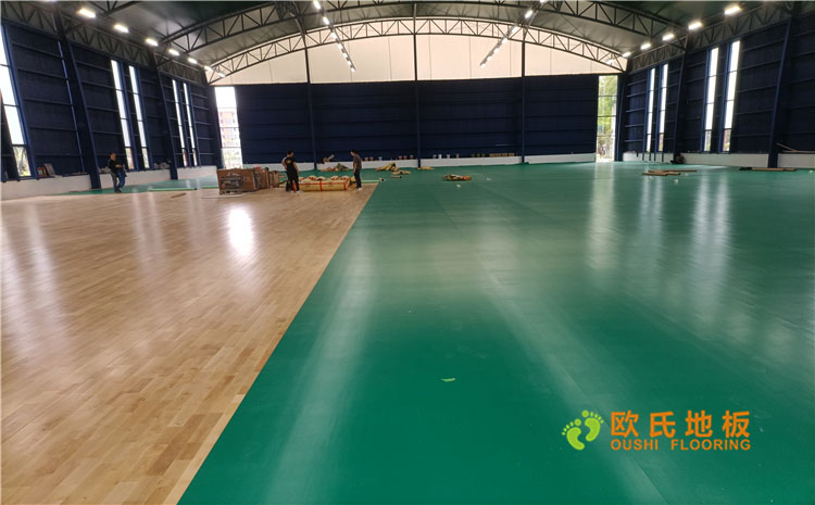 湖北武汉体育馆单龙骨结构木地板案例