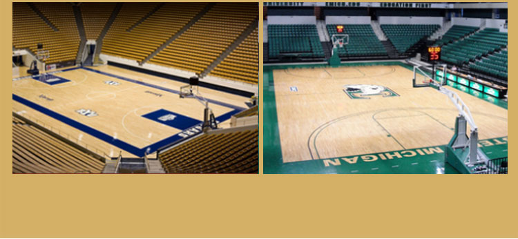 郑州室内篮球馆木地板会变色怎么回事？